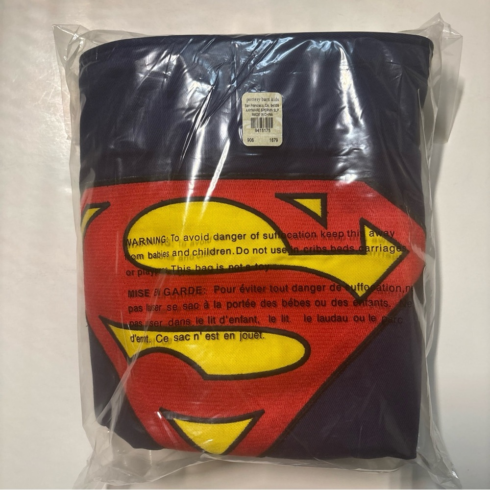 Pottery Barn Kids Superman Slip Cover for Anywhere Chair ~ 2006 NEW